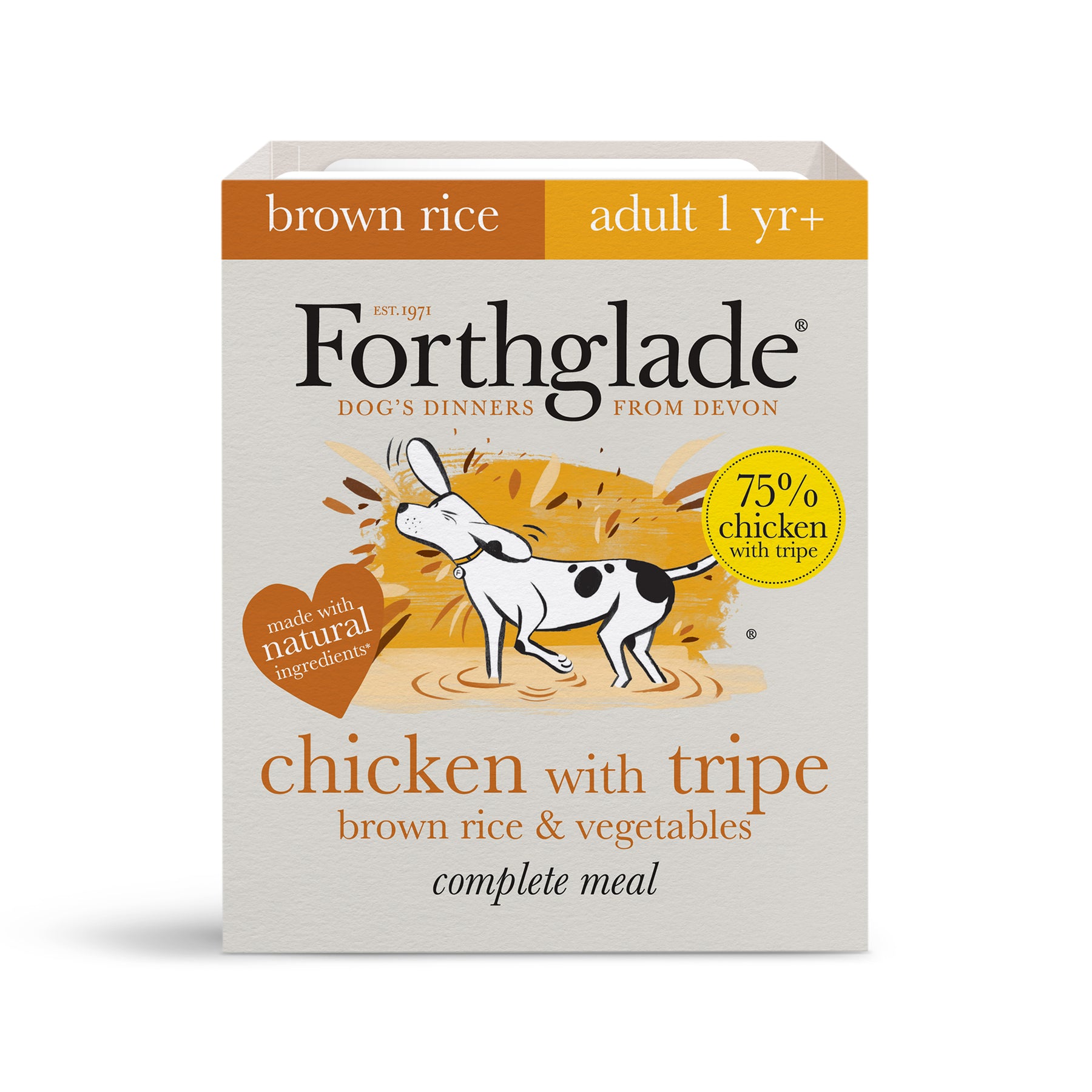 Forthglade Dog Comp Chick&Trip 18x395g