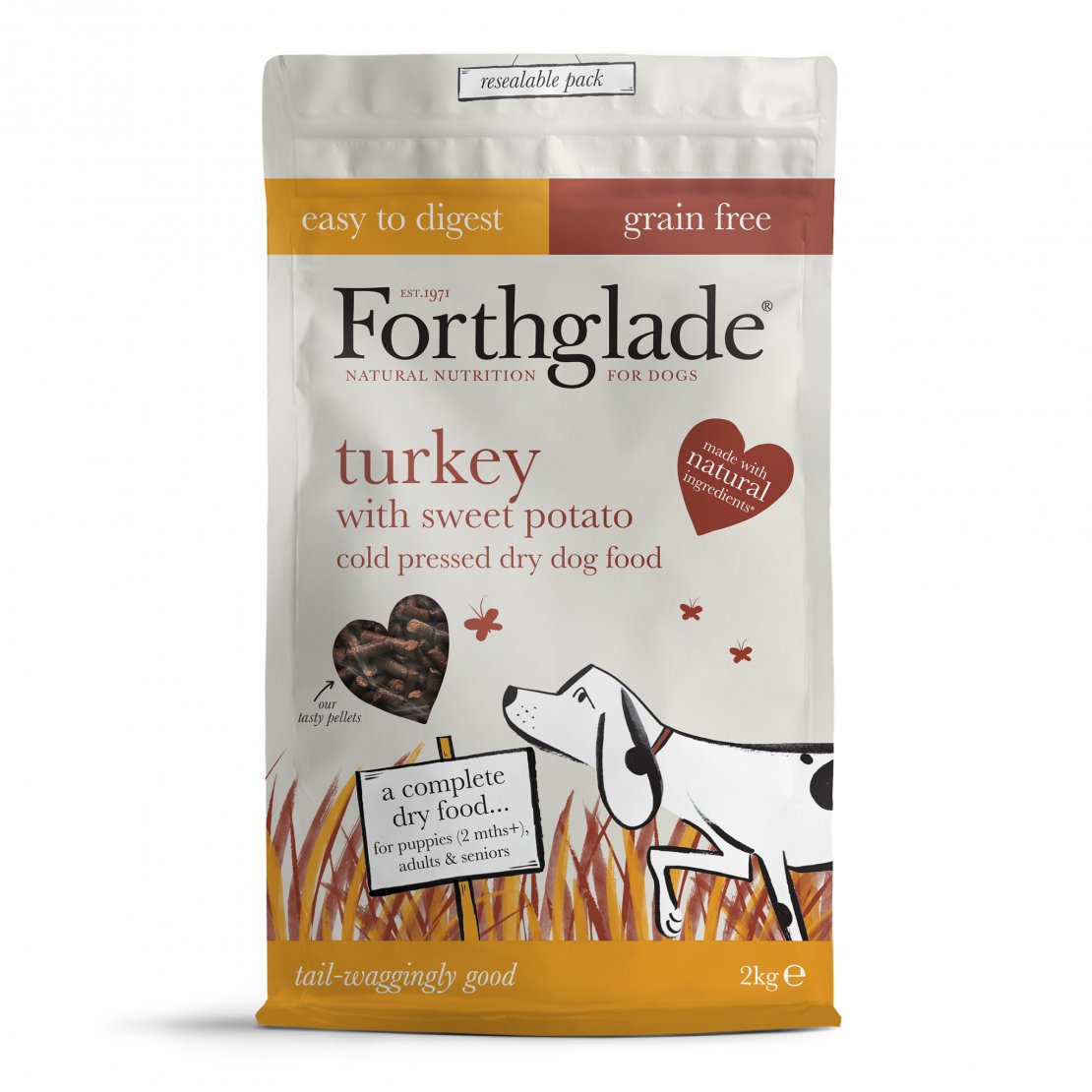 Forthglade Adult Dog Cold Press GF Trky